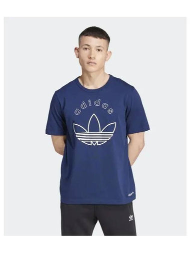 adidas graphic tee navy IX9598 - ADIDAS - BALAAN 1