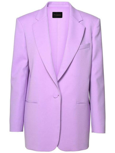 The Andamane Lilac Polyester Blazer - ANDAMANE - BALAAN 1