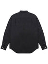 Linen Long Sleeve Shirt Charcoal SW22SH01CC - SOLEW - BALAAN 3