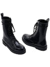 Camden Camden Brushed Leather Worker Boots Black - VALENTINO - BALAAN.