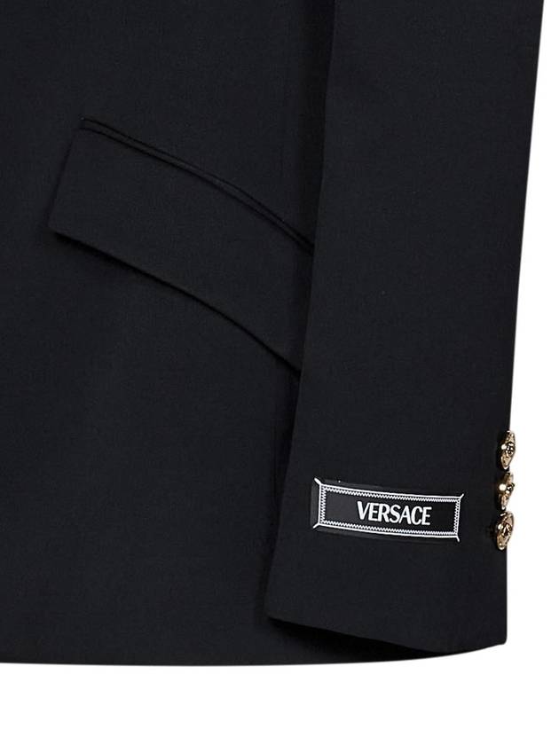 Suit Jacket 10090951A046491B000 Black - VERSACE - BALAAN 4