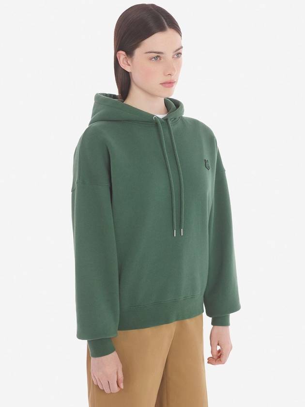 Bold Head Fox Patch Comfort Hooded Bottle Green - MAISON KITSUNE - BALAAN 5