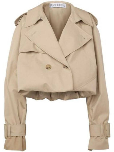 Cropped trench coat beige - JW ANDERSON - BALAAN 1