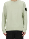 Wappen Patch Garment Dyed Sweatshirt Pistachio - STONE ISLAND - BALAAN 2