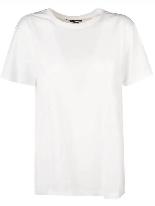 Ananx Back Logo Cotton Short Sleeve T-Shirt White - ISABEL MARANT - BALAAN 2