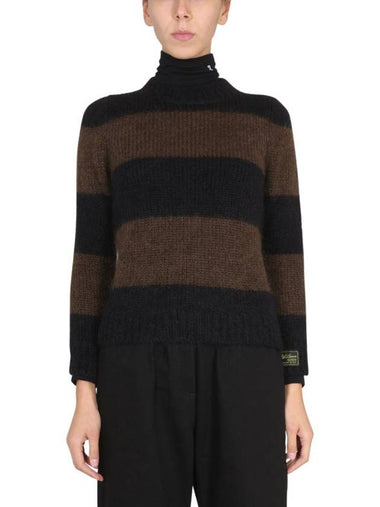 Raf Simons Striped Crew Neck Sweater - RAF SIMONS - BALAAN 1