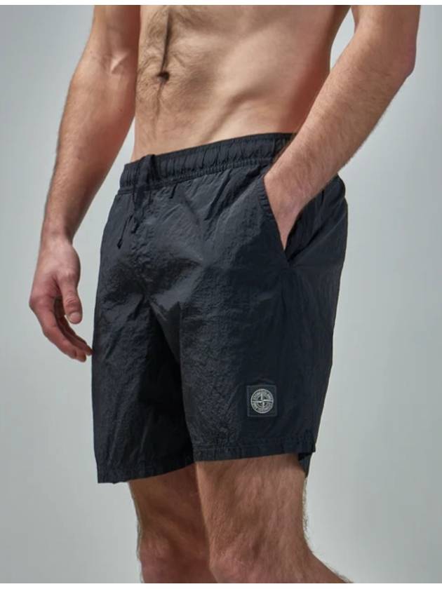 Nylon Metal Econyl Swim Shorts Navy - STONE ISLAND - BALAAN 5