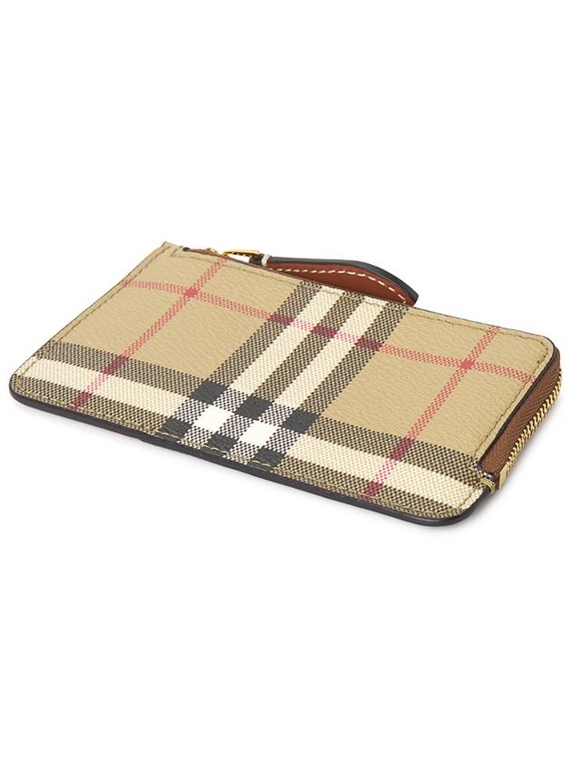 Check Card Wallet Archive Beige - BURBERRY - BALAAN 4