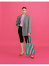 Two Way Shopper Bag Pink Green - PLEATSMAMA - BALAAN 3