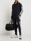 Performance logo print side stripe sweat pants - ADIDAS - BALAAN 5