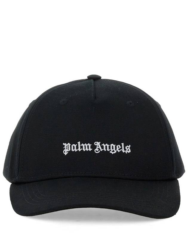 Classic Logo Ball Cap Black - PALM ANGELS - BALAAN 7