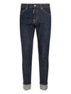 Men's Crop Cool Guy Jeans Navy - DSQUARED2 - BALAAN 1