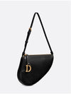 Saddle Rodeo Goatskin Pouch Bag Black - DIOR - BALAAN 3