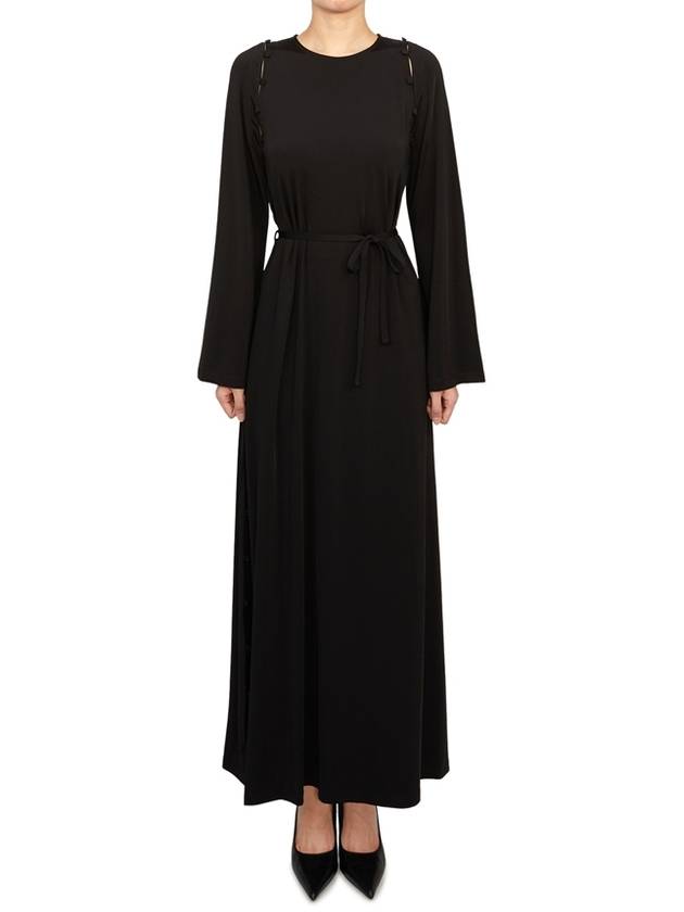 Women s Long Dress WD644Z BLACK - ALLSAINTS - BALAAN 1