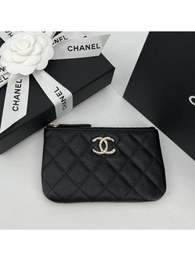 season gold logo pouch - CHANEL - BALAAN 1