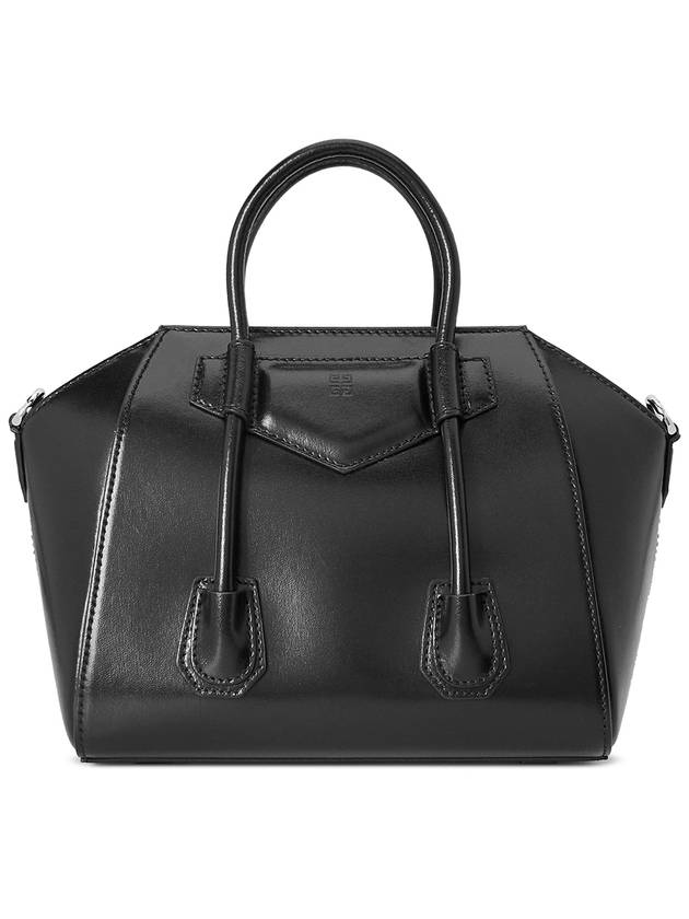 Antigona Leather Lock Tote Bag Black - GIVENCHY - BALAAN 5