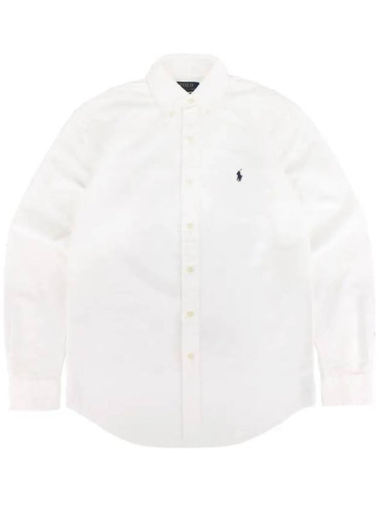 Classic fit garment dyed oxford shirt white PO MS7 - POLO RALPH LAUREN - BALAAN 1