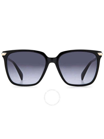 Rag and Bone Grey Gradient Square Ladies Sunglasses RNB1066/S 0807/9O 55 - RAG & BONE - BALAAN 1