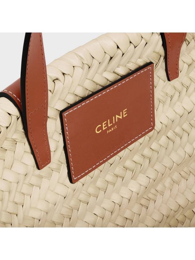 Triomphe Classic Pannier Rattan Tote Bag Tan - CELINE - BALAAN 5