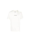 24/1 Jersey Garment Dyed Logo Short Sleeve T-Shirt White - CP COMPANY - BALAAN 2