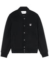 Classic Teddy Wool Jacket Black - MAISON KITSUNE - BALAAN 2