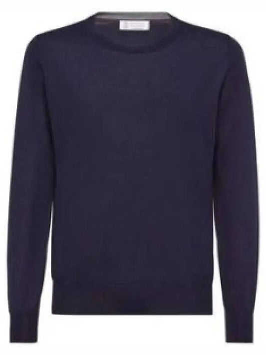 Cashmere Silk Knit Top Navy - BRUNELLO CUCINELLI - BALAAN 2