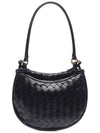 Intrecciato Gemelli Small Shoulder Bag Black - BOTTEGA VENETA - BALAAN 5