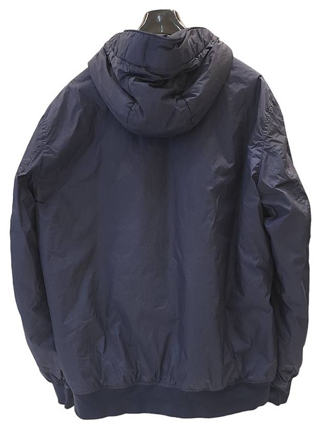 Wappen Patch Nylon Crinklips Hooded Jacket Navy Blue - STONE ISLAND - BALAAN 3