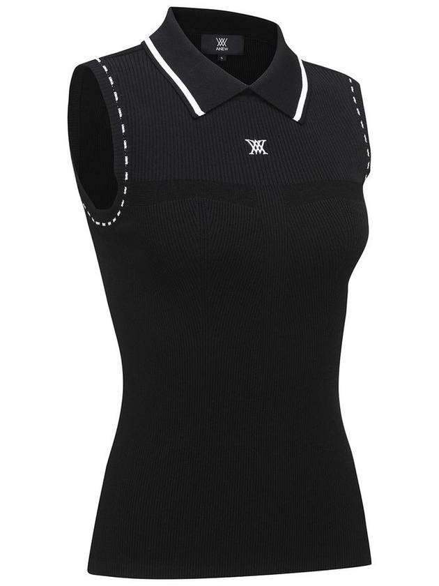 WOMEN SLEEVELESS COLLARED SWEATERBK - ANEWGOLF - BALAAN 4