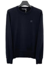 Face Patch Crew Neck Sweatshirt Black - ACNE STUDIOS - BALAAN 2