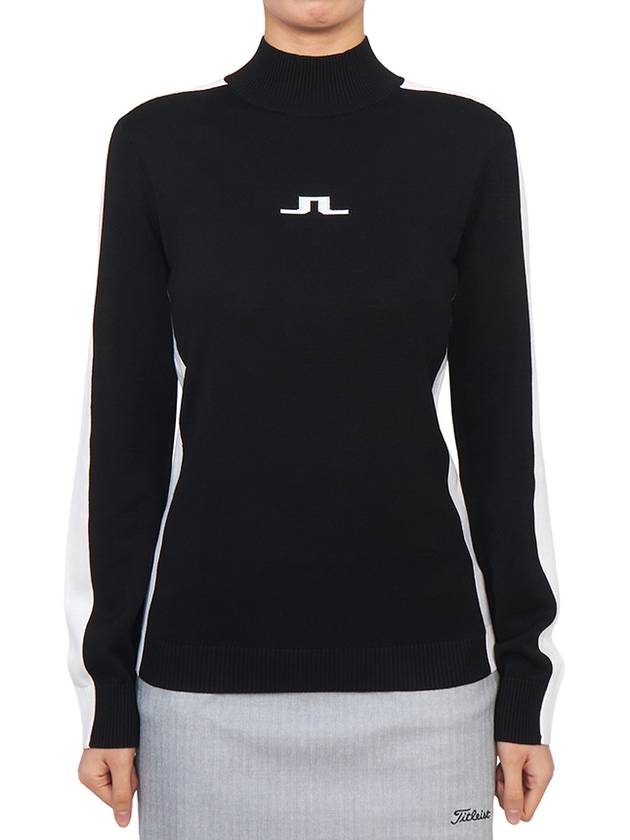 Women's Adia Knit Sweater Black - J.LINDEBERG - BALAAN 2