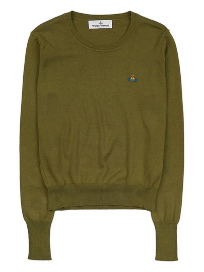 ORB Embroid Logo Knit Top Green - VIVIENNE WESTWOOD - BALAAN 2