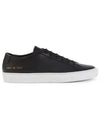 Achilles White Sole Low Top Sneakers Black - COMMON PROJECTS - BALAAN 2