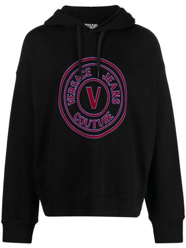 Versace Jeans Couture O V-Emblem Flock Sweatshirts Clothing - VERSACE - BALAAN 1