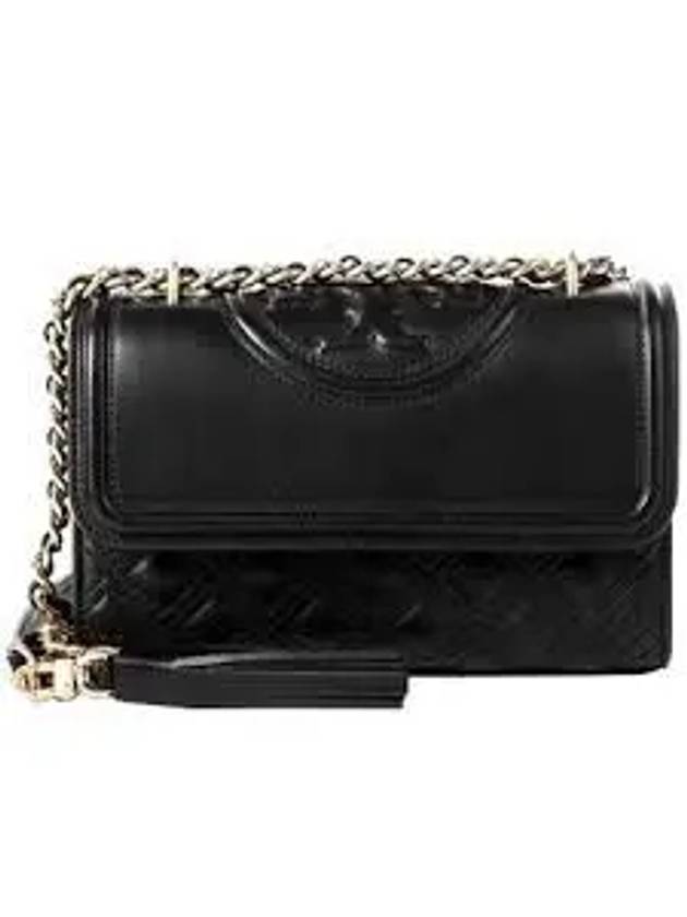 Small Fleming Convertible Shoulder Bag Black - TORY BURCH - BALAAN 2