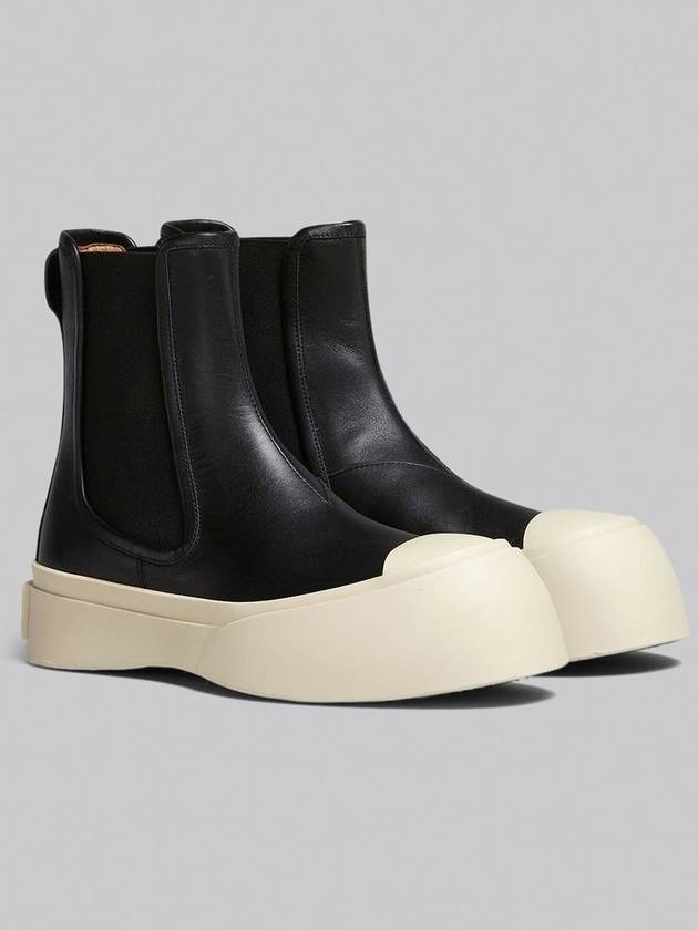 Pablo Nappa Leather Chelsea Boots Black - MARNI - BALAAN 2