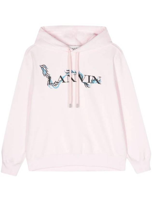 logo print hoodie RWHO0003J109P24 - LANVIN - BALAAN 1