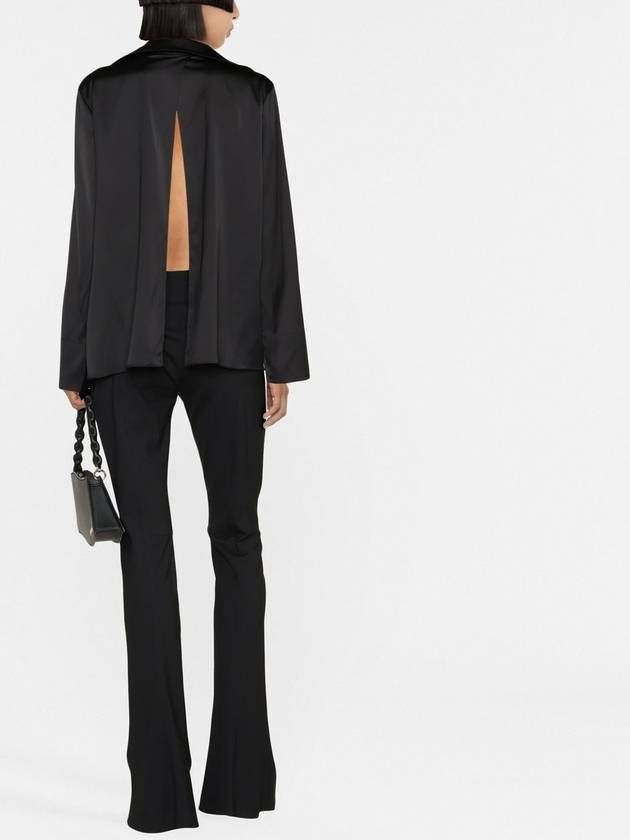 La Chemise Notte Open Charm Logo Shirt Black - JACQUEMUS - BALAAN 4