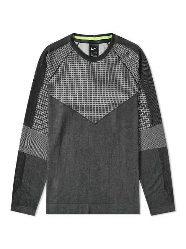 Tech Fleece Long Sleeve T-Shirt Grey - NIKE - BALAAN 1