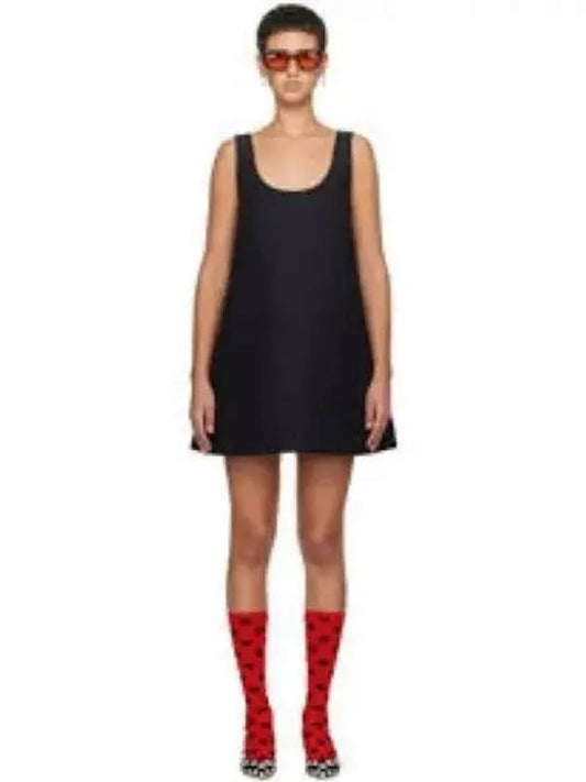 Sleeveless Short Dress Black - MARNI - BALAAN 2