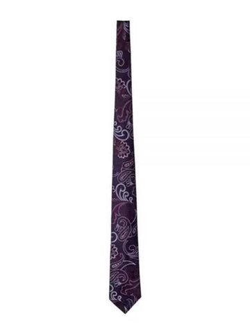 MASA0001AQ007 S9883 Paisley Jacquard Silk Tie - ETRO - BALAAN 1