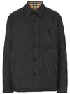 Reversible Vintage Check Thermoregulated Overshirt Jacket Black - BURBERRY - BALAAN 3