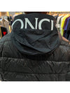 PROVINS logo patch down padded jacket black 1A00125 53279 999 - MONCLER - BALAAN 9