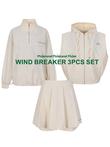 Set discount windbreaker full set upivory - MILESANDMILESANDMILES - BALAAN 1