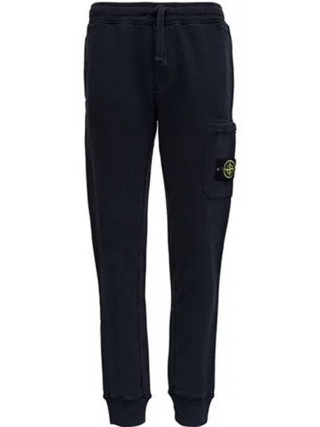 Men's Wappen Patch Training Jogger Pants Navy - STONE ISLAND - BALAAN 2