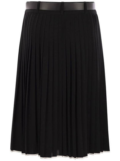 SAVANA - Pleated skirt with belt - MAX MARA - BALAAN 2