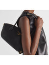 Small Leather Hand Shoulder Bag Black - PRADA - BALAAN 8