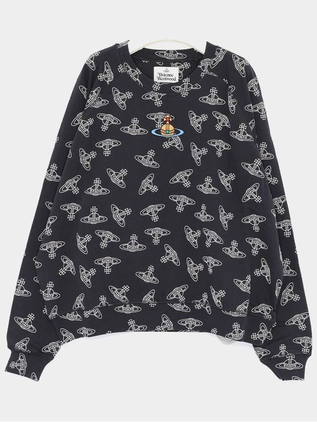 ORB With Logo All over Sweatshirt Men s 3I010004 J0079 K303 - VIVIENNE WESTWOOD - BALAAN 1