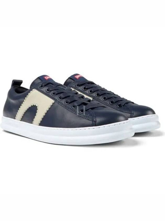 Runner Leather Low Top Sneakers Blue - CAMPER - BALAAN 2