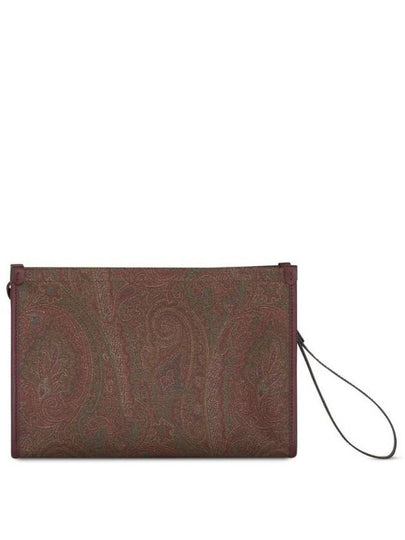 Paisley Clutch Bag Brown - ETRO - BALAAN 2